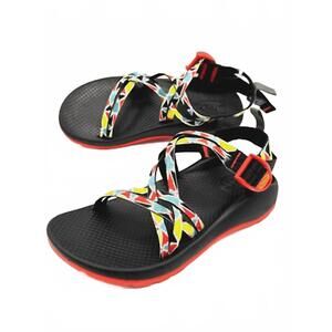 NEW CHACO kid's open toe flat sandal in crust multi